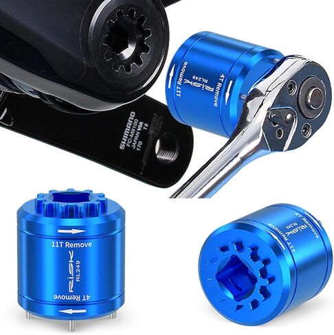أداة إزالة غطاء ذراع الساعد 2 في 1، أداة ضبط غطاء الساعد متوافقة مع SRAM DUB/BB30 وShimano XTR M9100 (11 درجة) in Kuwait