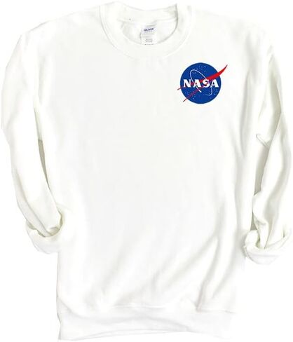 Adult NASA Worm Crew Neck Sweatshirt in Saudi Arabia