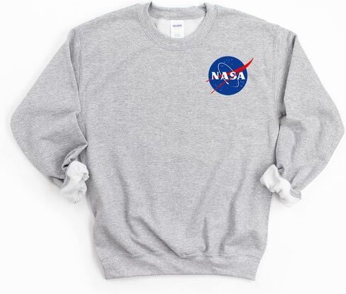 Adult NASA Worm Crew Neck Sweatshirt in Saudi Arabia