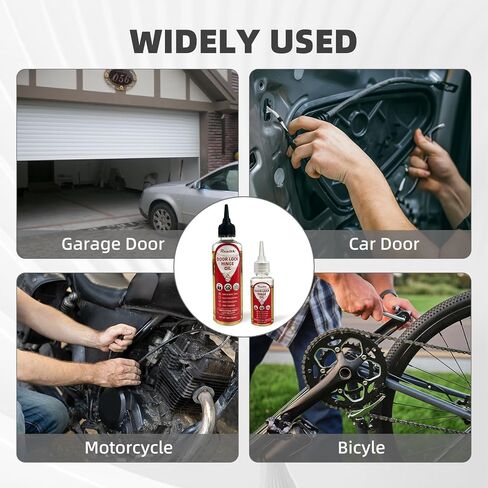 Realth Door Hinge Lubricant 1 oz, Squeaky Fix Lube for Noise Garage Door Lubricant Oil for Keyholes Hinges Locks Chains Hair Trimmers Knife Pivot Machine Tools Watch with Precision Needle Oiler in Kuwait