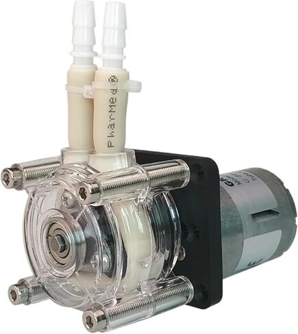 مضخة تمعجية، مضخة الجرعات، مضخة مياه، 12 فولت تيار مستمر، 24 فولت تيار مستمر (تركيب الزاوية اليمنى، الجهد المقنن 24 فولت تيار مستمر) in Kuwait