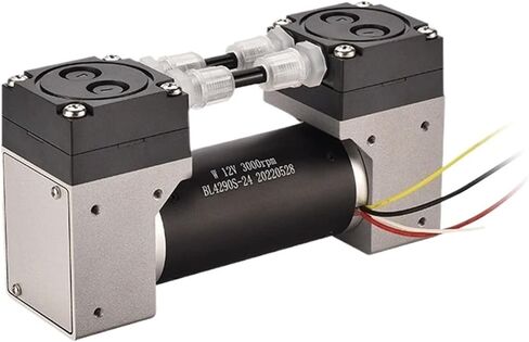 15LPM -96Kpa مضخة فراغية صغيرة 12 فولت/24 فولت مضخة خلط الهواء والسائل خالية من الزيت لمنع التآكل (DG7BL128515-2 FKM) in Kuwait