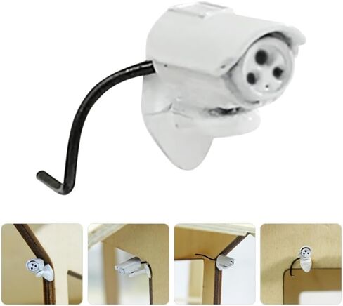 Dollhouse Security Cameras 2 Pack - مصغرة كاميرات زخرفية مزيفة ، 1:12 إكسسوارات دمية المقياس لديكور الدمية ، الدعامة الواقعية ، هدية لهواة الجمع in Saudi Arabia