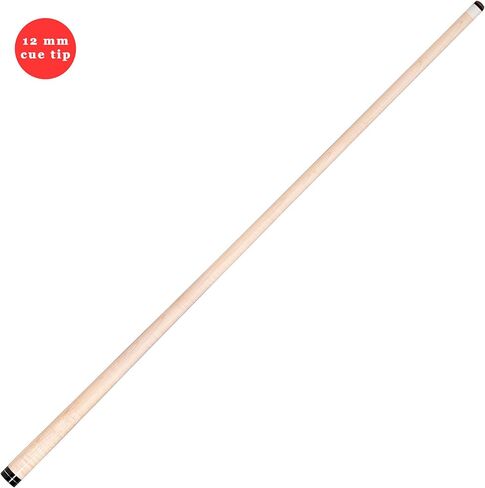 OKKO Maple Shaft for McDermott Lucky/Star Pool Billiard Cues, 3/8"-10 Joint, Silver Ring, 12 mm cue tip in Saudi Arabia