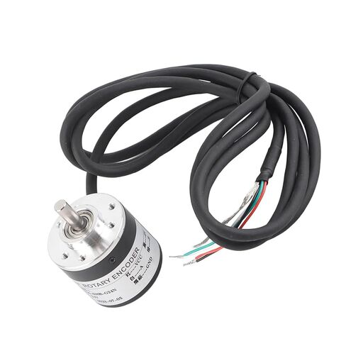 Industrial 600P/R Incremental Rotary Encoder, 5V-24V DC, AB 2-Phase Output, 6mm Shaft, Magnetoelectric Position Sensor for Automation Equipment in Saudi Arabia