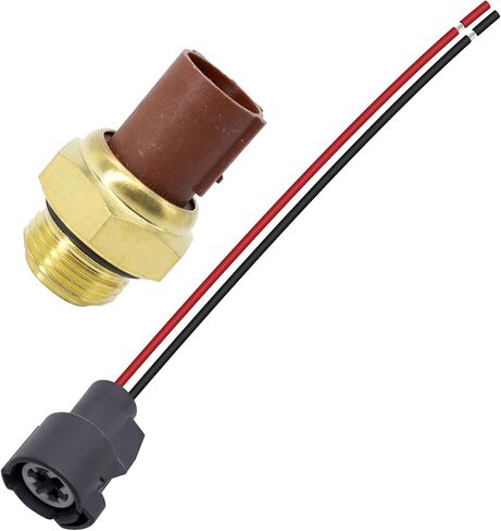 مستشعر درجة حرارة سائل تبريد المحرك HiSport / مفتاح مروحة تبريد المبرد الحرارية 37760-P00-003 - متوافق مع Honda CR-V Civic Element Acura RSX in Kuwait