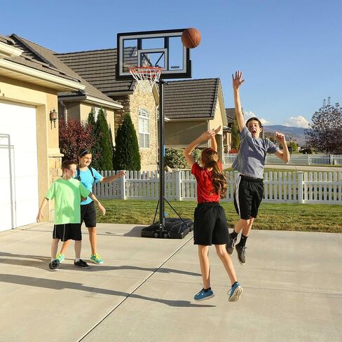 Lifetime Adjustable Portable Basketball Hoop, 50-Inch Backboard, 8-10 ft Height Foot Adjustment in Saudi Arabia