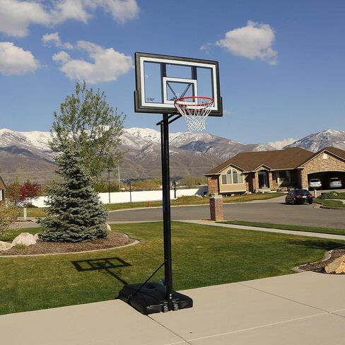 Lifetime Adjustable Portable Basketball Hoop, 50-Inch Backboard, 8-10 ft Height Foot Adjustment in Saudi Arabia
