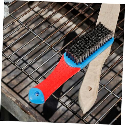 Zerodeko Stainless Steel Wire Brush Ergonomic Silicone Handle Heavy-Duty Rust Cleaning Tool Non-Slip Grip for Effective Scrubbing and Paint Removal in Saudi Arabia