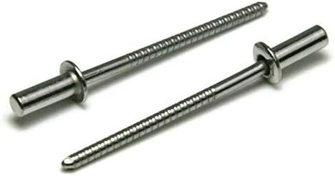 Closed End Sealed Pop Rivets 3/16#6CE Stainless Steel Blind Rivets 6-4, 3/16" x 1/4" Grip (0.188-0.250) QTY 250 in Saudi Arabia