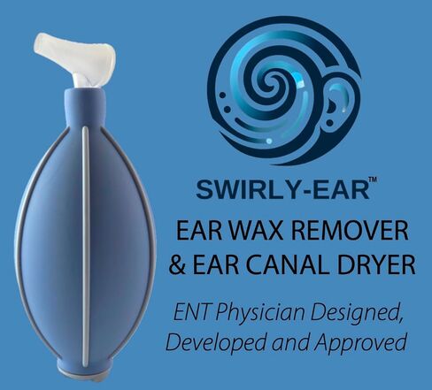 The Swirly-Ear: Ear Wax Removal and Ear Canal Dryer. Otolaryngologist Developed. Non-Invasive, Battery-Free, Safe for Adults and Kids in Saudi Arabia