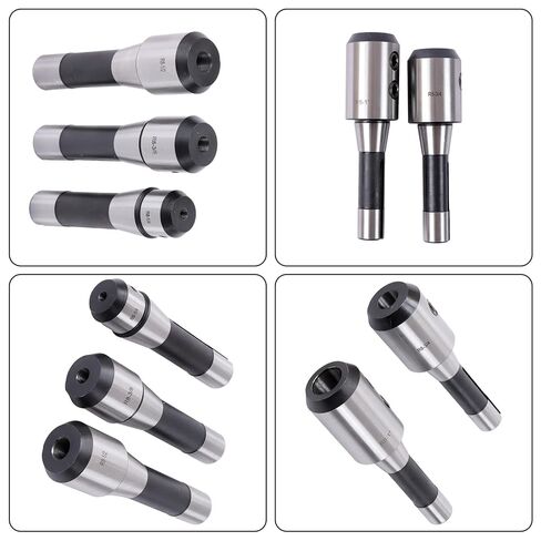 R8 End Mill Tool Holder Set 5 Pack (1/4' 3/8' 1/2' 3/4' 1') for Milling Machine in Saudi Arabia