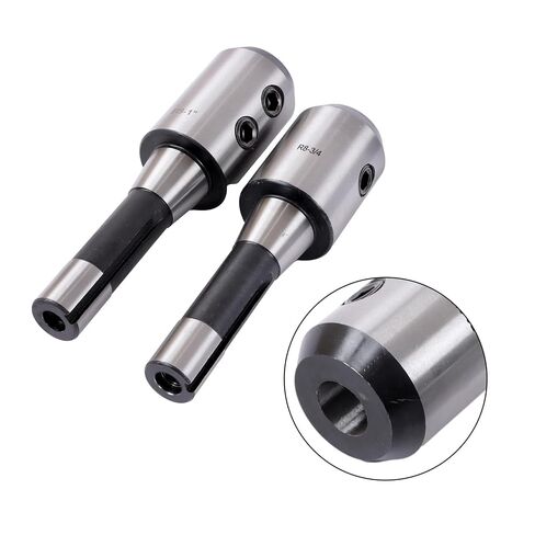 R8 End Mill Tool Holder Set 5 Pack (1/4' 3/8' 1/2' 3/4' 1') for Milling Machine in Saudi Arabia