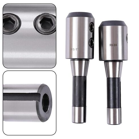 R8 End Mill Tool Holder Set 5 Pack (1/4' 3/8' 1/2' 3/4' 1') for Milling Machine in Saudi Arabia