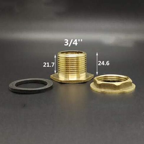 1pc Copper Water Tank Connector 1/2" 3/4" 1" Male Brass Pipe Single Loose Key Swivel Fittings Nut Jointer(06-20mm) Fitting in Saudi Arabia