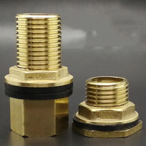 1pc Copper Water Tank Connector 1/2" 3/4" 1" Male Brass Pipe Single Loose Key Swivel Fittings Nut Jointer(06-20mm) Fitting in Saudi Arabia