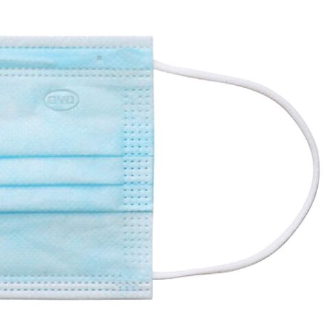 BYD Single Use Disposable 3-Ply Mask BYD Care, ASTM Level 3, Daily Protection for Home, Office, School, Restaurants, Gyms, Outdoor and Indoor,1 Box of 50 pcs in Saudi Arabia