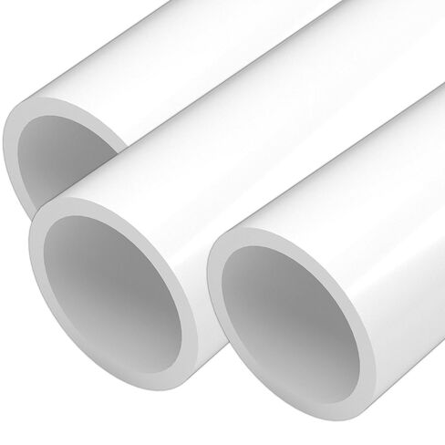 أنبوب PVC FORMUFIT، مقاس 2 بوصة، (2.375 بوصة OD فعلي) درجة أثاث SCH 40، أبيض (40 بوصة طول × 3 عبوات) هيكلي DIY للدفيئة والحديقة وخفة حركة الكلاب ومشاريع التصنيع - P002FGP-WH-40x3 in Saudi Arabia