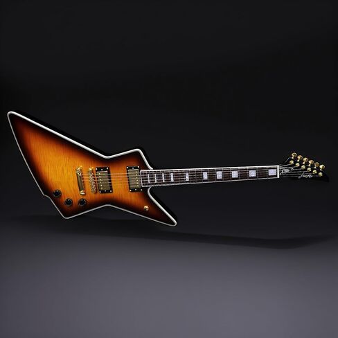 Firefly FFLX Solid Body Electric Guitar,Mahogany Guitar body,Stainless steel and ball end frets,rosewood fretboard(Vintage Sunburst Color) in Saudi Arabia