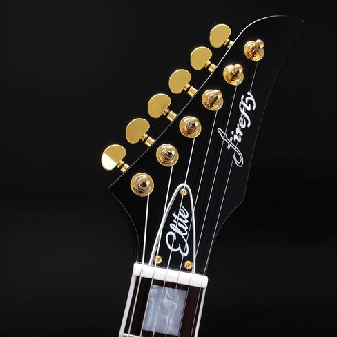 Firefly FFLX Solid Body Electric Guitar,Mahogany Guitar body,Stainless steel and ball end frets,rosewood fretboard(Vintage Sunburst Color) in Saudi Arabia