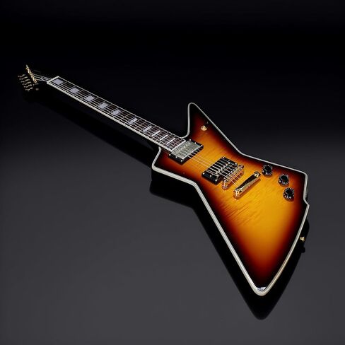 Firefly FFLX Solid Body Electric Guitar,Mahogany Guitar body,Stainless steel and ball end frets,rosewood fretboard(Vintage Sunburst Color) in Saudi Arabia