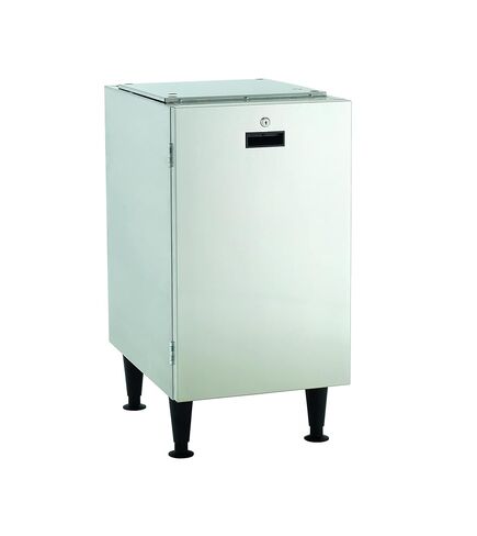 Scotsman HST16B-A 16.5-Inch x 23.75-Inch Stationary Equipment Stand with Enclosed Base (for HID312 Ice Maker Dispenser), Stainless Steel in Saudi Arabia
