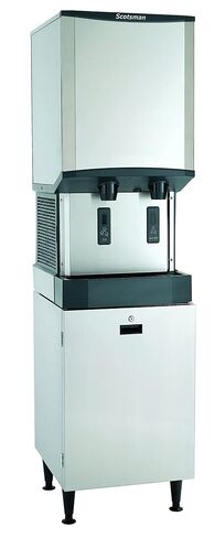 Scotsman HST16B-A 16.5-Inch x 23.75-Inch Stationary Equipment Stand with Enclosed Base (for HID312 Ice Maker Dispenser), Stainless Steel in Saudi Arabia
