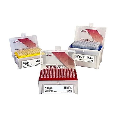 4230N00-130LF أطراف Sharp Elite منخفضة الاحتفاظ، كبيرة الحجم، شفافة، متدرجة، سعة 200 ميكرولتر، عبوة من 1000 قطعة in Kuwait