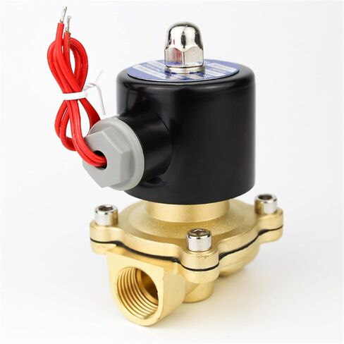 Valve Electric Solenoid Valve 1/4" 3/8" 1/2" 3/4" 1" DN8/10/15/20/25/50 Normally Closed Pneumatic for Water Oil Air 12V 24V 220V 110V(12v,DN50) in Saudi Arabia