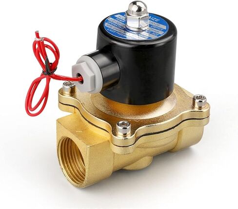 Valve Electric Solenoid Valve 1/4" 3/8" 1/2" 3/4" 1" DN8/10/15/20/25/50 Normally Closed Pneumatic for Water Oil Air 12V 24V 220V 110V(12v,DN50) in Saudi Arabia