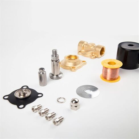 Valve Electric Solenoid Valve 1/4" 3/8" 1/2" 3/4" 1" DN8/10/15/20/25/50 Normally Closed Pneumatic for Water Oil Air 12V 24V 220V 110V(12v,DN50) in Saudi Arabia