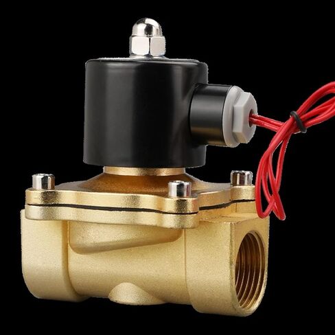 Valve Electric Solenoid Valve 1/4" 3/8" 1/2" 3/4" 1" DN8/10/15/20/25/50 Normally Closed Pneumatic for Water Oil Air 12V 24V 220V 110V(12v,DN50) in Saudi Arabia