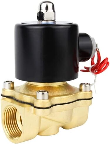 Electric Solenoid Valve 1/4" 3/8" 1/2" 3/4" 1" DN8/10/15/20/25/50 Normally Closed Pneumatic for Water Oil Air 12V 24V 220V 110V(Ac220v,DN20) in Saudi Arabia