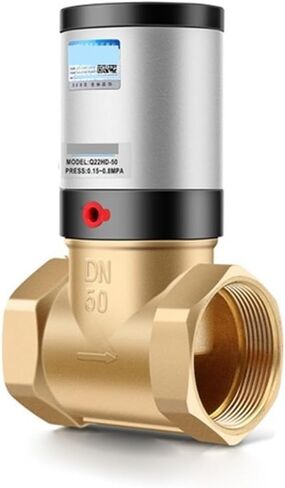Q22HD 2inch Air Flow Control Valve Brass Direct Action G Thread PTFE for Air Water Oil Gas 1Pcs in Saudi Arabia