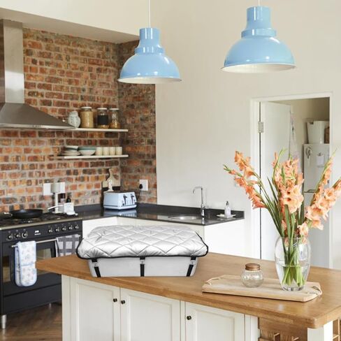 SMASOLO غطاء بطانية العزل الحراري لنقل المواد الغذائية 19.68X13.77 بوصة على الوجهين غطاء صندوق الطعام المعزول للاستخدام في السوق الليلية للوجبات الجاهزة للشواء in Kuwait