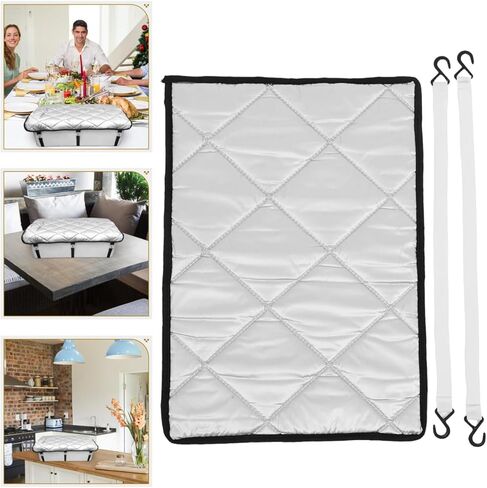 SMASOLO غطاء بطانية العزل الحراري لنقل المواد الغذائية 19.68X13.77 بوصة على الوجهين غطاء صندوق الطعام المعزول للاستخدام في السوق الليلية للوجبات الجاهزة للشواء in Kuwait