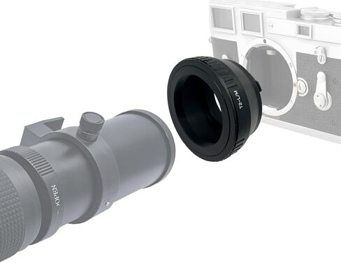 محول العدسة T2 إلى LM وكاميرا L/M قبل وغطاء خلفي ، T-Mount (T/T-2) SLR Lens to & for LM L/M M8 M7 M6 M5 (T2 إلى LM ADAPTER) in Kuwait
