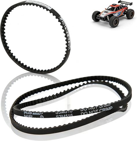 516T الأمامية و 177T قطع الغيار الحزام الخلفي لـ Sakuras XI XIS RC Car Expensions ، قابلة للتطبيق على مركبات RC ولعب التحكم عن بعد ، اللون الأسود (أسود) in Kuwait