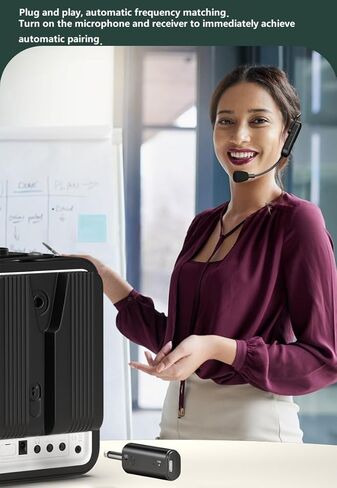 ميكروفون سماعة الرأس اللاسلكية، نظام ميكروفون الرأس لشخصين، نطاق 160 قدمًا، ميكروفونات سماعة الرأس اللاسلكية المزدوجة 2.4 جيجا لمكبر صوت الكاريوكي، مضخم الصوت، نظام PA، اليوغا، التدريس، اللياقة البدنية، الاجتماعات، الدليل السياحي in Kuwait