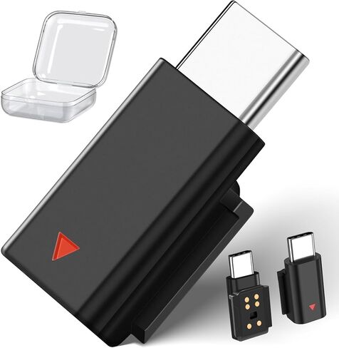 ACANDYA for DJI Mic 3 Adapter USB C Mobile Phone Type-C Phone Wireless Microphone Receiver for DJI Mic 3 Type-C Adapter for iPhone 17 16 Pro 15 for Galaxy S25 S26 Tablet USB C Microphone Accessories in Saudi Arabia