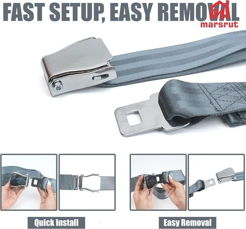 Leg Extension Seatbelt for Gym Lifting, Nordic Hamstring Curl Strap on Bench, 5.6ft L, Buckle Squat Collar for Workouts Machine Home Exercise Fitness Assisted Muscles Achieve Stability Women Men, Grey in Saudi Arabia