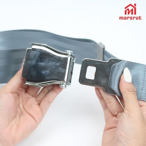 Leg Extension Seatbelt for Gym Lifting, Nordic Hamstring Curl Strap on Bench, 5.6ft L, Buckle Squat Collar for Workouts Machine Home Exercise Fitness Assisted Muscles Achieve Stability Women Men, Grey in Saudi Arabia
