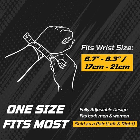 Weight Lifting Straps with D Rings, Leather Palm Grip, 7mm Wrist Support Padding, Adjustable Fit for Cable Machines & Free Weights in Saudi Arabia