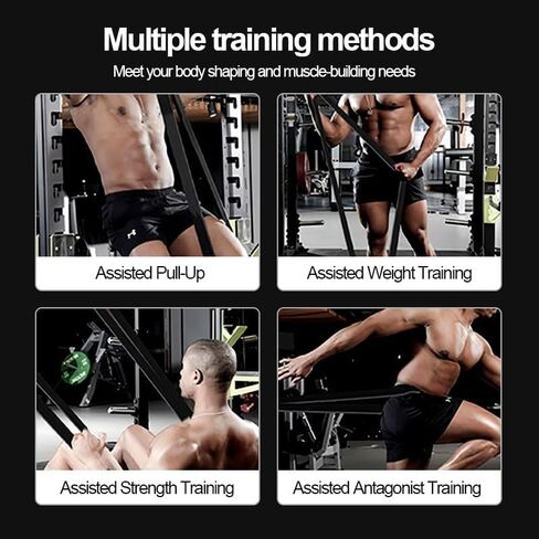 Resistance Bands (25-65lb), Pull Up Assist Bands - Workout Bands, Eexercise Bands, Long Resistance Bands Set for Working Out, Fitness, Training, Physical Therapy for Men Women in Saudi Arabia