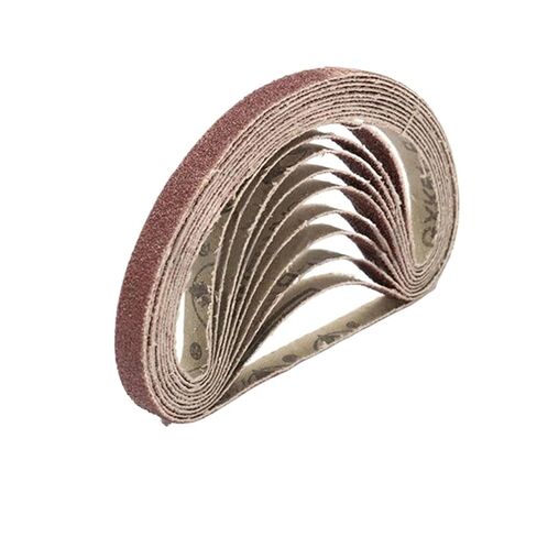 10pcs 10mm/20mm Sanding Belt Sandpapers for 10x330 20x520 Air Belt Sander Polishing Papaer Grit 60 80 120 180 240 320 400(10pcs 10mm,320) in Kuwait