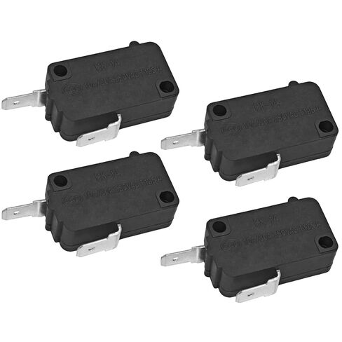 HK-14 Micro Switch (Pack of 4) - V7-1S37D13 2-Pin 10A/20A 250V Pin Plunger Snap Action Switch, Replaces Honeywell V7-1Z29E9 in Saudi Arabia