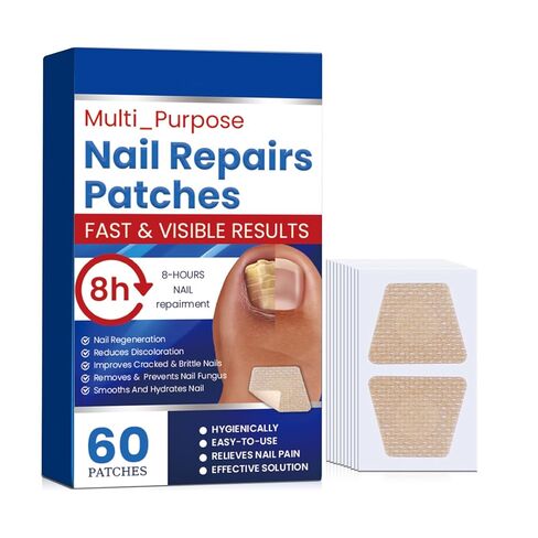 Fungal Nail Patches,60 pcs Toe Nail Fungus Treatments Patches,Nail Fungus Treatment Extra Strength,8-Hour Overnight Nail Treatment Restores Healthy Appearance in Saudi Arabia