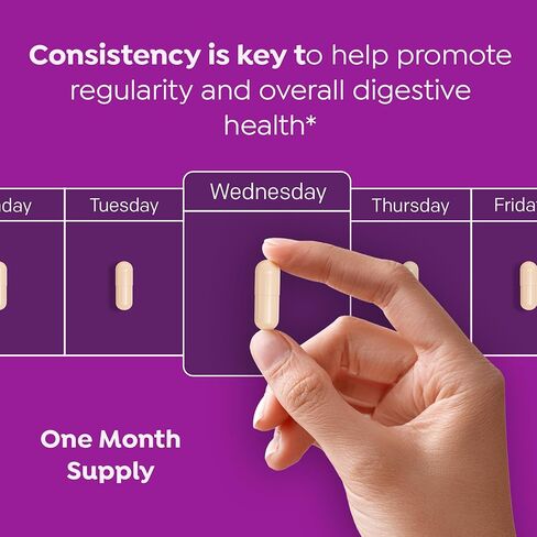 من صانعي MiraLAX، MiraGUT Daily Probiotic، بروبيوتيك لصحة الجهاز الهضمي، مكمل غذائي خالي من الغلوتين، بروبيوتيك للنساء والرجال، يدعم صحة الجهاز الهضمي بشكل عام، 30 قيراط in Kuwait