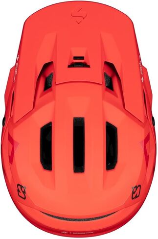 خوذة Sweet Protection Strayer 2Vi MIPS لكامل الوجه باللون الأحمر الحار، S/M in Kuwait