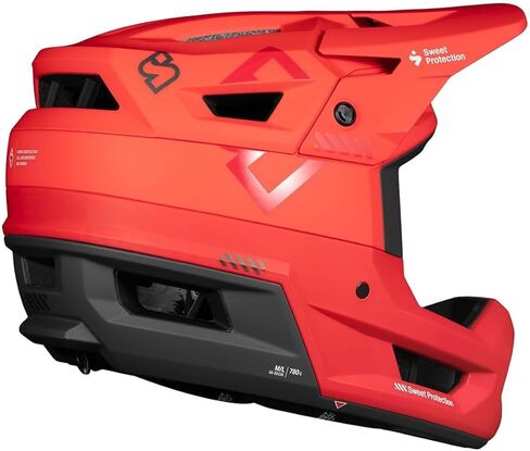 خوذة Sweet Protection Strayer 2Vi MIPS لكامل الوجه باللون الأحمر الحار، S/M in Kuwait